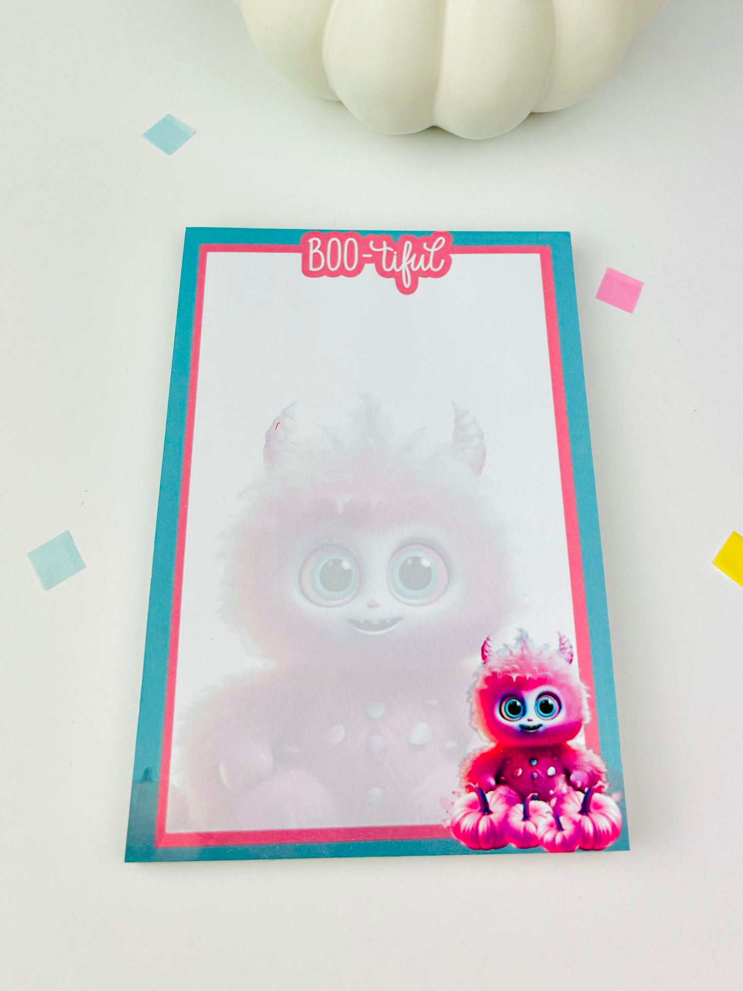 Boo-tiful - A6 Memo-Pad - Halloween Themed 50pages 120gsm