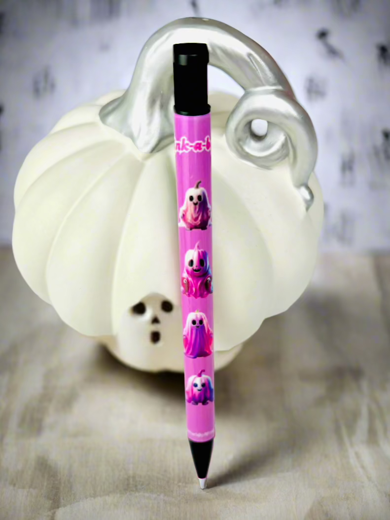 Pink-A-Boo - Ballpoint Pen - Halloween Themed - Black Ink
