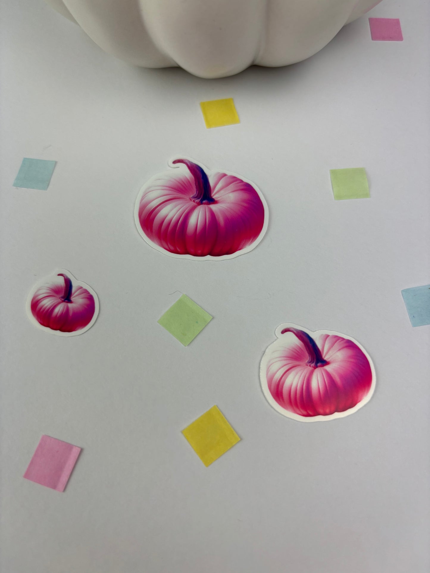 Boo-tiful - Pumpkin Vinyl Sticker set of 3 - Halloween Themed