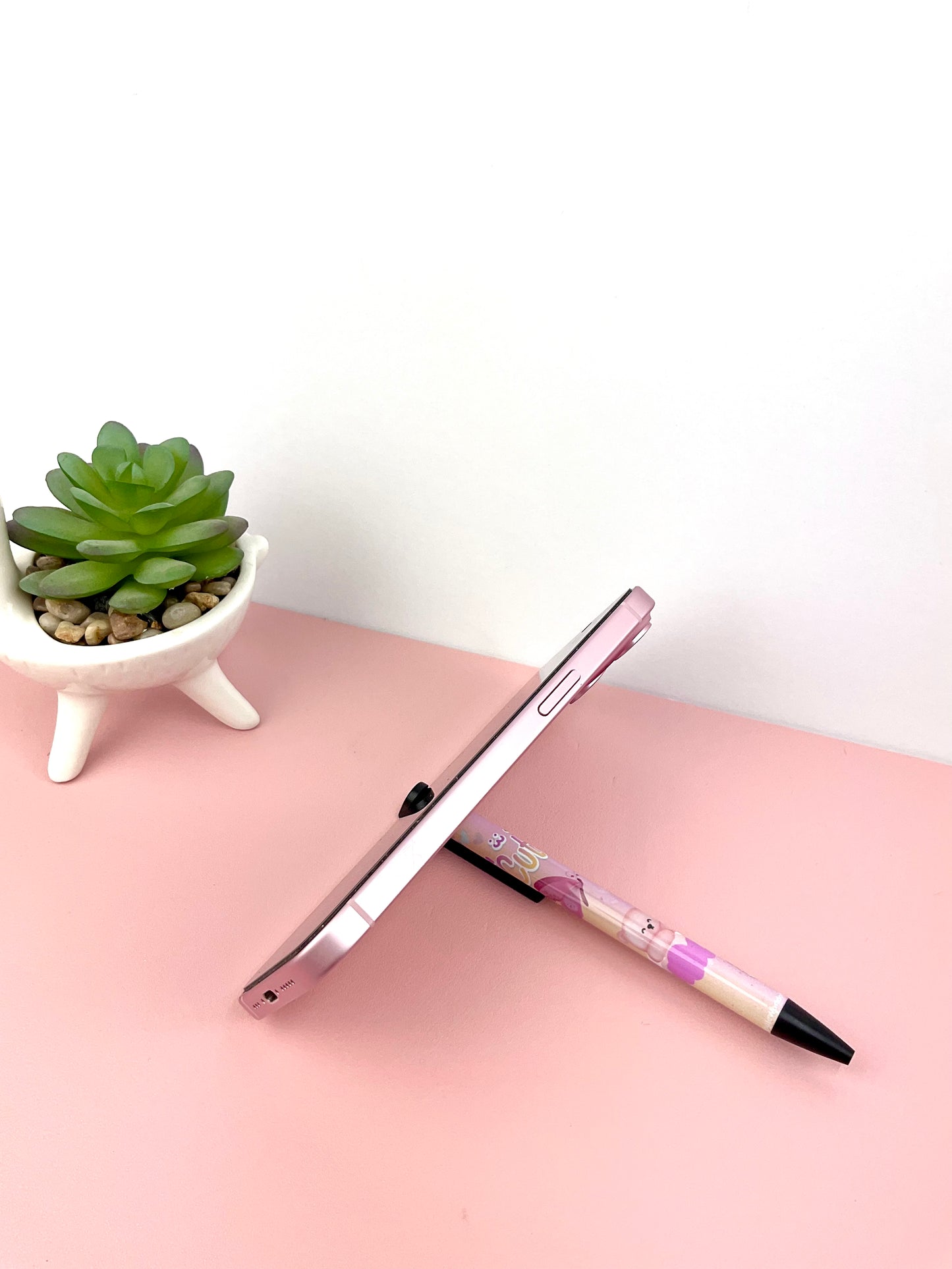 Ballpoint Pen Heavenly Pink Themed - Black Ink