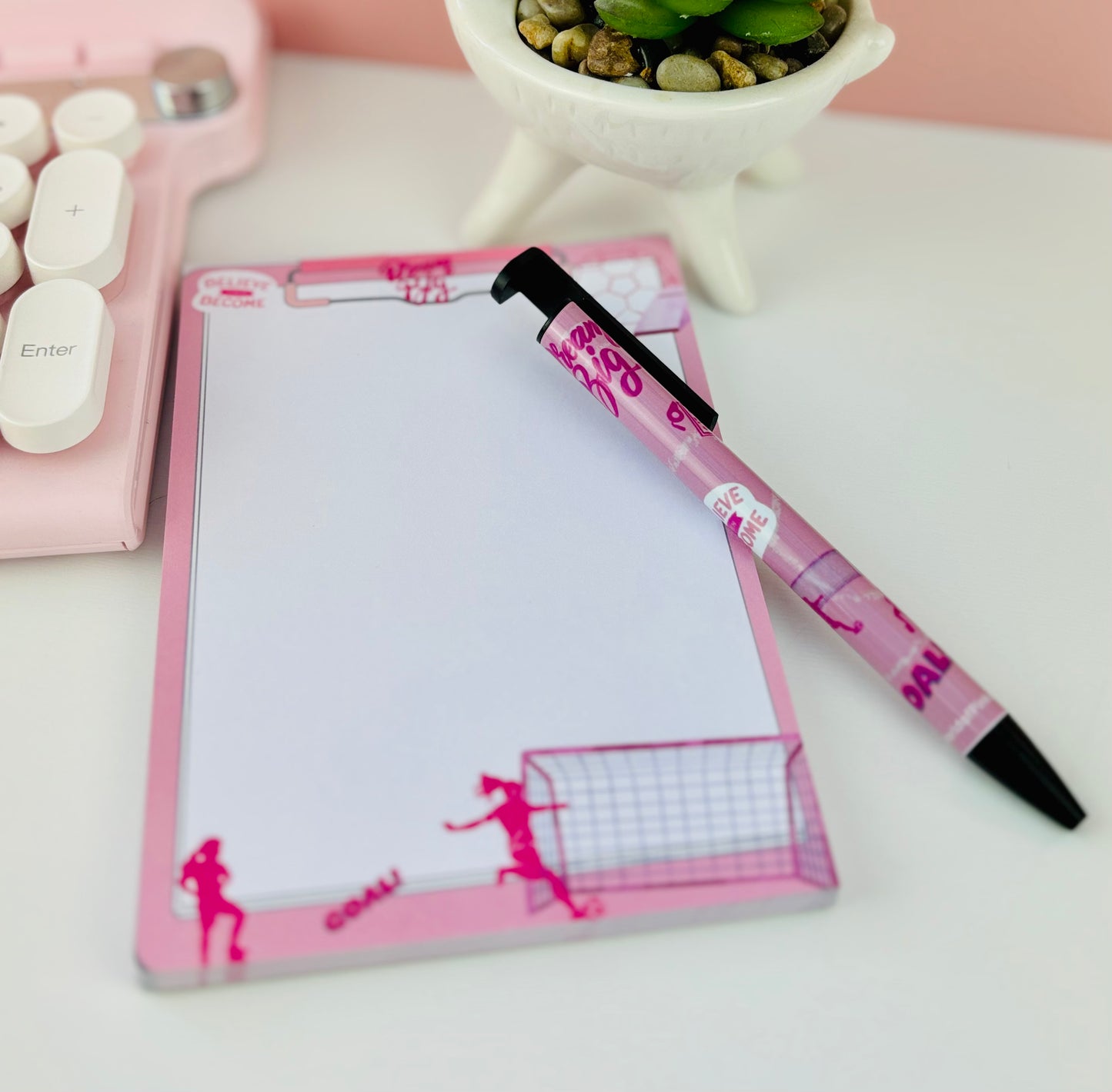 A6 Memo-Pad A League of Pink Themed 50pages 120gsm