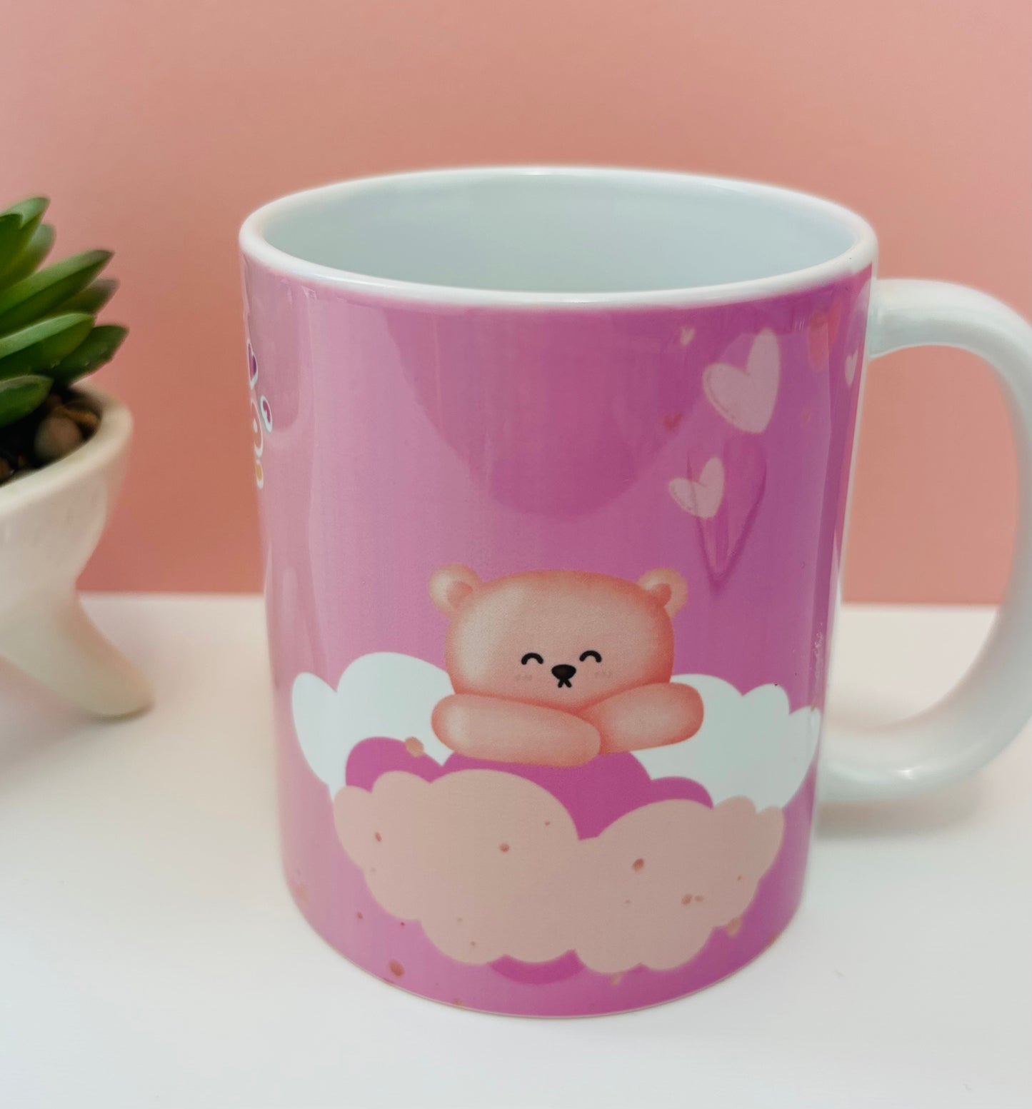 Ceramic Mugs Heavenly Pink Themed