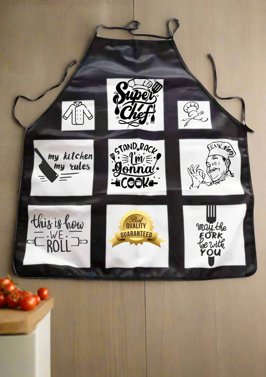 Apron - Black - Personalised