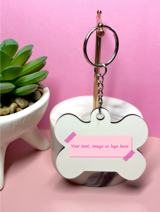 Key Ring Bone-Shaped - Double-Sided