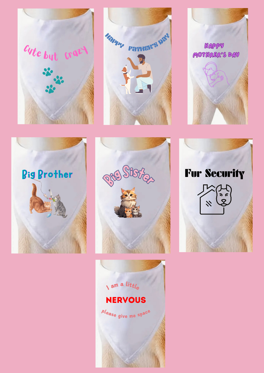 Pet Bandana / Scarf - Personalised