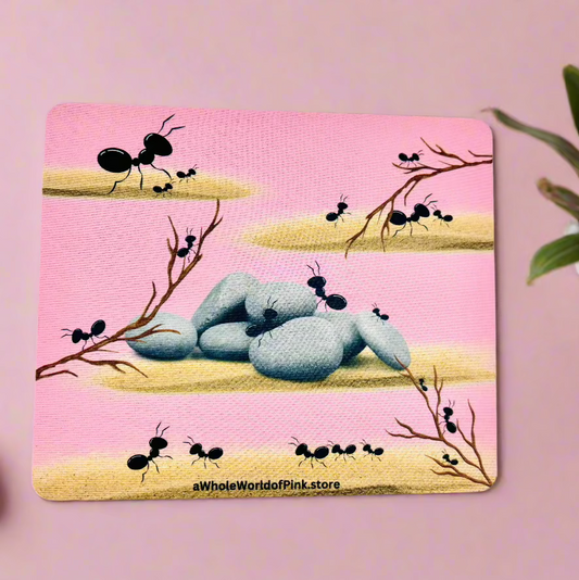 Mouse Pad Marching Pink by Pink Themed