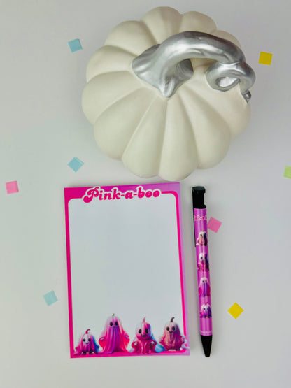 Pink-A-Boo - A6 Memo-Pad - Halloween Themed 50pages 120gsm