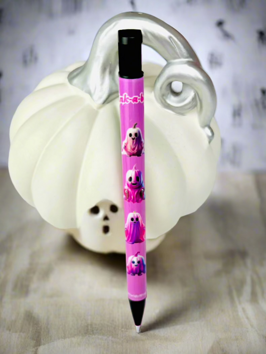 Pink-A-Boo - Ballpoint Pen - Halloween Themed - Black Ink