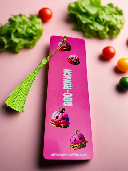 Boo-Runch - Tassel Bookmark - Halloween Themed 300gsm