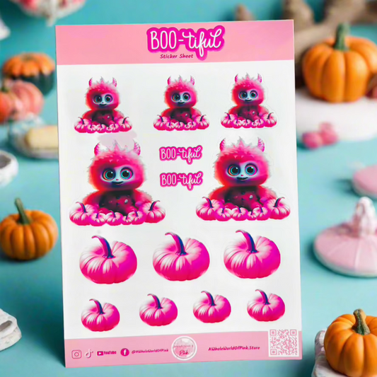 Boo-tiful Sticker sheet - Halloween Themed