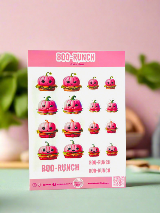 Boo-Runch - Sticker-sheet - Halloween Themed