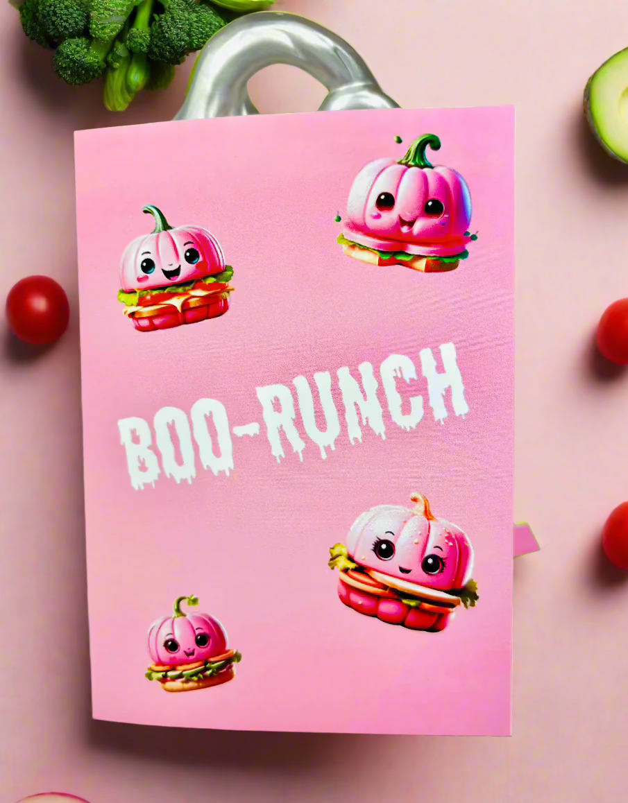 Boo-Runch - Greeting Card - Set of 3 300gsm Paper