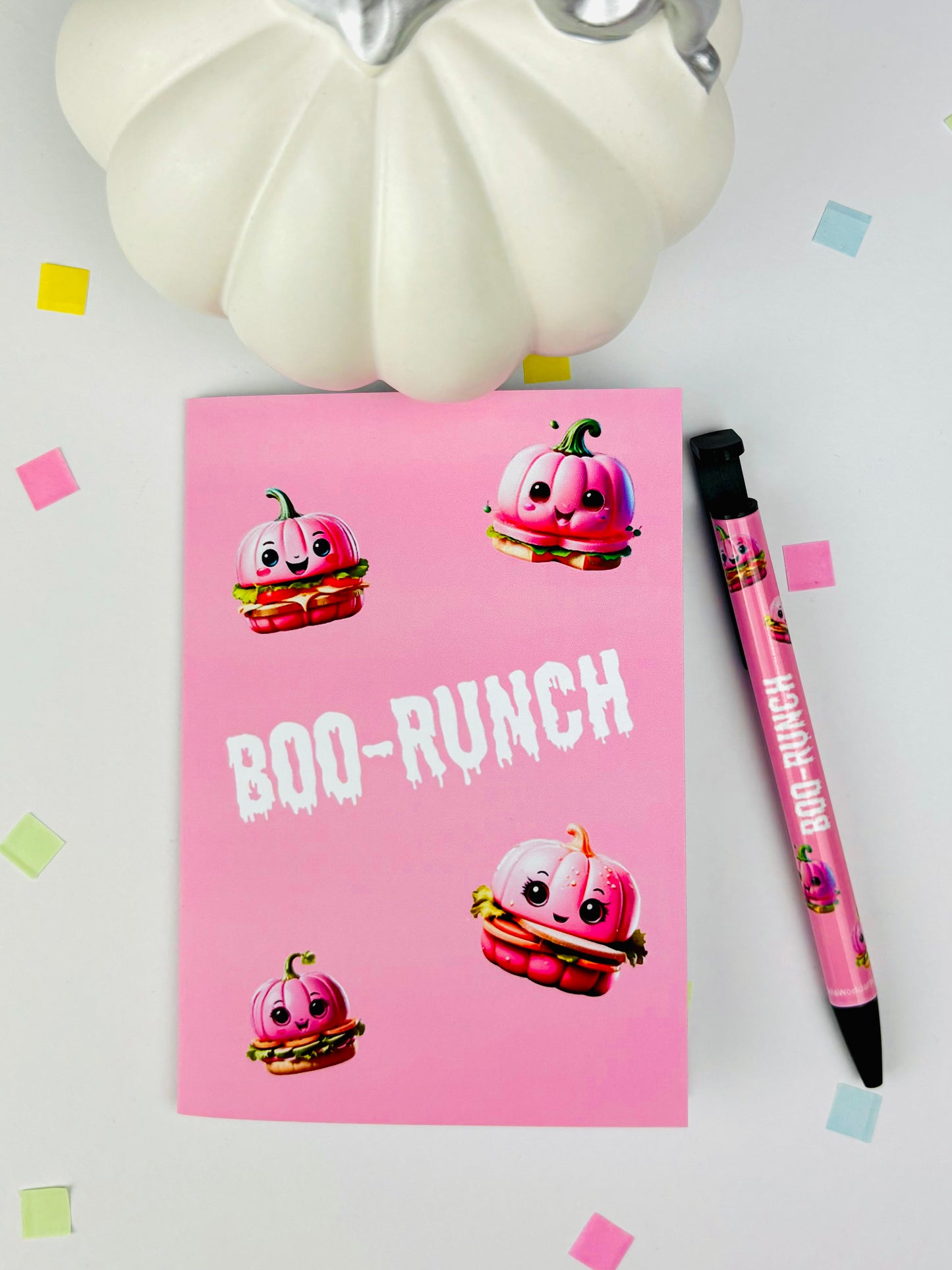 Boo-Runch - Greeting Card - Set of 3 300gsm Paper