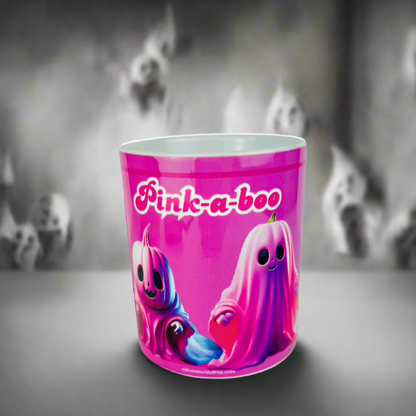 Pink-A-Boo - Ceramic Mugs - Halloween Themed