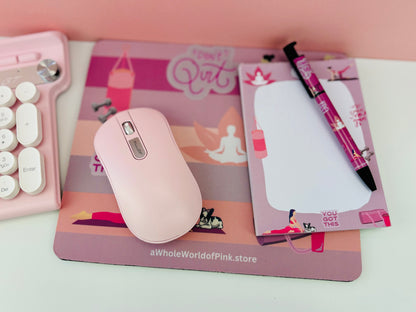 Mouse Pad Pink Serenity Themed