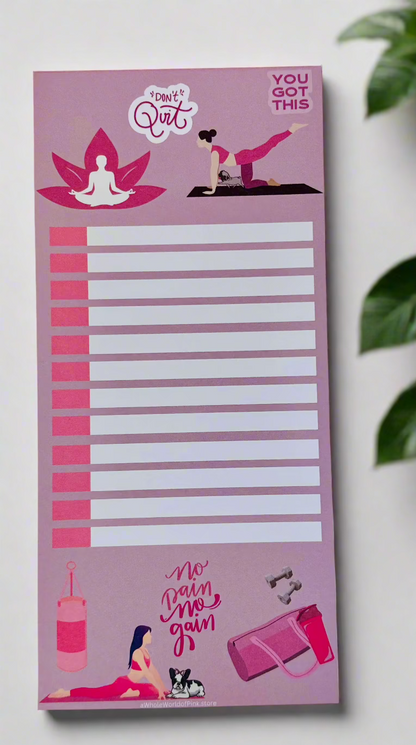 To-Do List Pink Serenity Themed 50 pages 120gsm