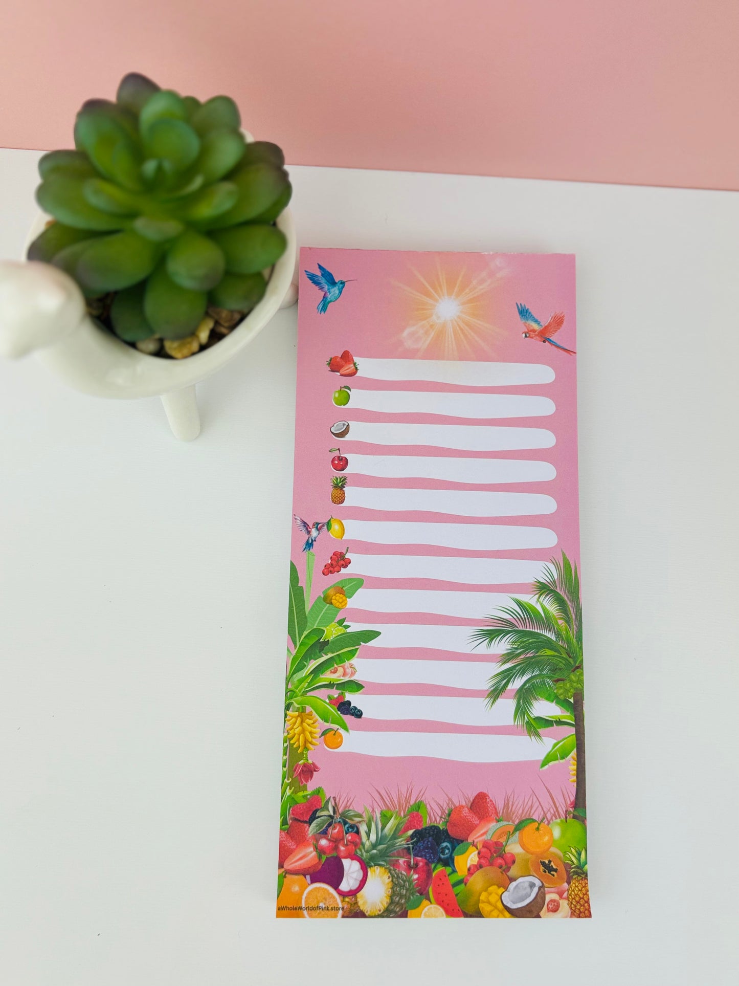 To-Do List Tropically Pink Themed 50 pages 120gsm