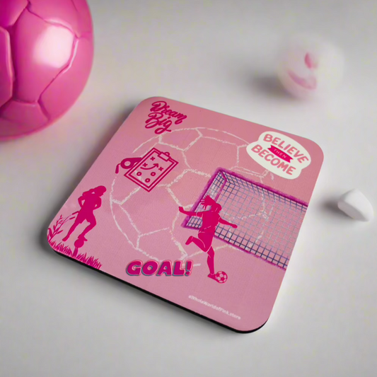 Corked-Backed Coasters A League Of Pink Themed