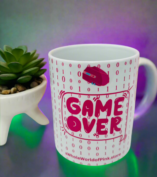 Ceramic Mugs Ready Player Pink Themed