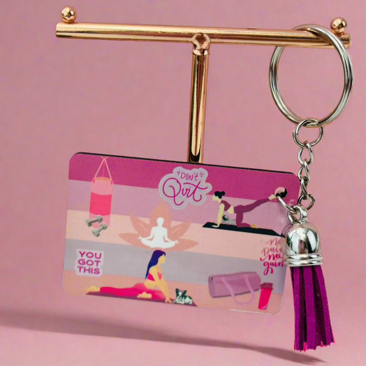 Key Ring Pink Serenity Themed