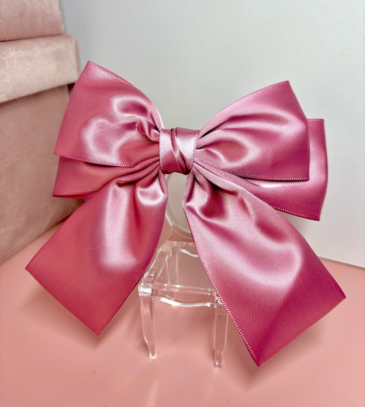 Large Bow - Pink - personalised